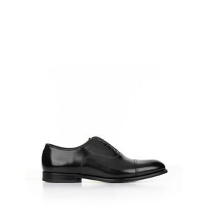 DOUCAL S Men's Classic Cap-Toe Oxford Shoes Men BLACK Moccasins